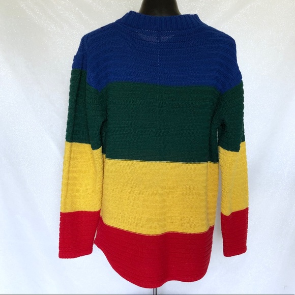 Sweater Red Blue Yellow | escapeauthority.com